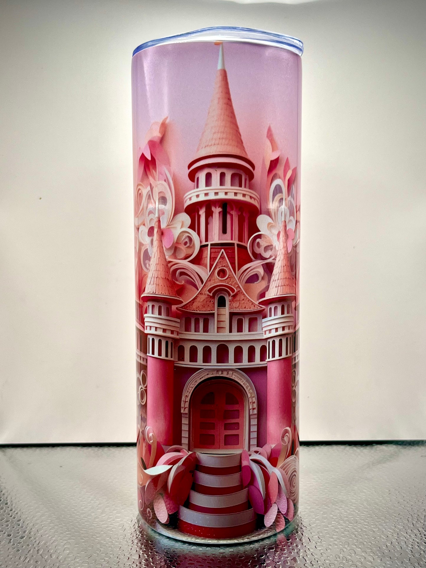 3D Fairy Tale Castle 20oz Skinny Tumbler